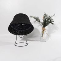 Fischer Hut, Japanischer Hut, Sommer Eimer Hut, Stroh Gewebter Sonnenhut, Uv-schutzhut Für Damen, Sonnenhut sku image 4