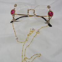 Frameless Diamond Sunglasses Gradient Lenses Uv Protection Sunglasses Fashion Wholesale Nihaojewelry main image 4