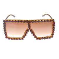 Net Celebrity Ins Sonnenbrille Frauen Koreanische Version Trend Ige Diamant Quadratische Sonnenbrille Anti-uv-sonnenbrille Frauen 2020 Neu main image 4