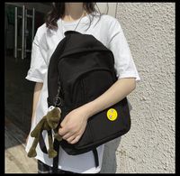 Schoolbag New Korean Fashion Campus Large Capacity Solid Color Backpack Simple Backpack Wholesale Nihaojewelry main image 5