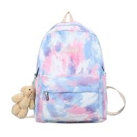 Schoolbag New Korean Fashion Gradient Color Tie-dye Girl Student Schoolbag Backpack Wholesale Nihaojewelry main image 3