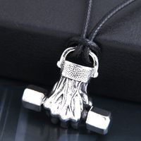 New Fashion Men's Domineering Retro Gesture Personality Necklace Wholesale Nihaojewelry sku image 1