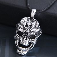 Neue Mode Männer Dominierenden Retro Schädel Persönlichkeit Halskette Großhandel Nihaojewelry main image 2