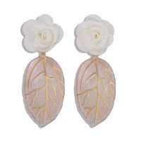 Fashion Exaggerated Hollow Leaves Long Earrings Simple Earrings Wholesale Nihaojewelry main image 5