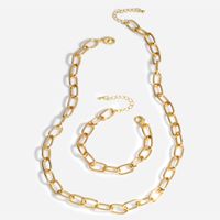Fashion Simple Exaggerated Thick Chain Necklace Hip Hop Retro Choker Necklace Wholesale Nihaojewelry main image 1