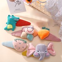 Cute Dinosaur Hairpin Girl Side Clip Korean Bangs Clip Headdress Cartoon Clip Carrot Hairpin Wholesale Nihaojewelry main image 1