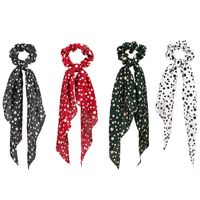 Fashion Floral Bowel Hair Scrunchies New Long Section Hair Tie Ponytail Hair Ring Wholesale Nihaojewelry main image 6