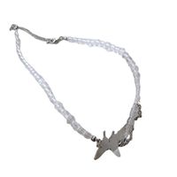 Original Design New Butterfly Punk Wind Tassel Choker Simple Asymmetric Necklace Wholesale Nihaojewelry main image 3
