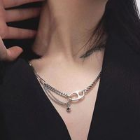 Korea Necklace Stars Retro Old Necklace Clavicle Chain Wholesale Nihaojewelry sku image 1
