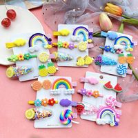 Hairpin Korean Child Bangs Clip Side Clip Girl Baby Headdress Combination Wholesale Nihaojewelry main image 1