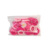 50pieces Small Daisy Bag Candy Color Rubber Band Cute Color Hair Rings Wholesale Nihaojewelry main image 6