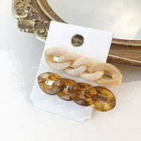 Korean Retro Solid Color Acrylic Hairpin Pair Clip Duckbill Clip Wholesale Nihaojewelry main image 5