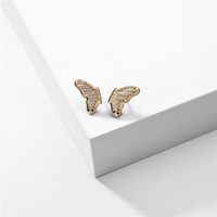 Fashion Jewelry Explosion Models Butterfly Earrings Wrapped Wire Wings Earrings Wholesale Nihaojewelry sku image 1