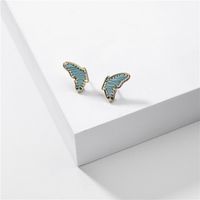 Fashion Jewelry Explosion Models Butterfly Earrings Wrapped Wire Wings Earrings Wholesale Nihaojewelry sku image 5