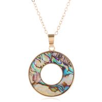 Fashion Trend Simple Shell Simple Round Personality Necklace Wholesale Nihaojewelry main image 3