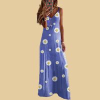 A-line Skirt Casual Printing Printing Maxi Long Dress main image 3
