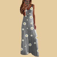 A-line Skirt Casual Printing Printing Maxi Long Dress main image 4