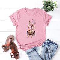 Women's Short Sleeve T-shirts Printing Casual Fashion Printing sku image 7