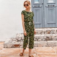 Women's Clothing Summer New Wave Fashion Casual Jumpsuit Cropped Pants Wholesale Nihaojewelry main image 6