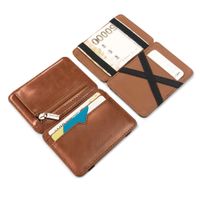 New Korean Creative Pu Leather Men's Magic Wallet Business Card Coin Purse Wholesale Nihaojewelry main image 2