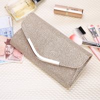 Fashion  Hand Purse Cosmetic Storage Mid-long Pu Bag main image 2