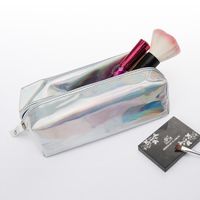 Kreative Neue Koreanische Laser-kosmetik Tasche Pvc-kosmetik Tasche Wasserdichte Wasch Tasche Grenz Überschreitende Malerei Make-up-tasche Ins Aufbewahrung Tasche main image 5