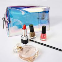 Laser Color Cosmetic Bag Transparent Waterproof Storage Bag Summer Girl Beach Bag Travel Storage Bag Wholesale Nihaojewelry main image 3