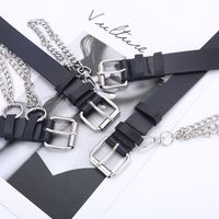 New Chain Belt Punk Style Fashion Trendy Decorative Jeans Hanging Chain Belt Wholesale Nihaojewelry main image 3
