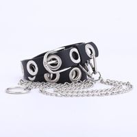 Explosion Models Eyes Full-body Hollowed Out Belt Ladies Punk Wear Chain Belt Women Wholesale Nihaojewelry main image 2