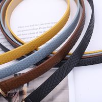 Creative Ladies Fashion Straw Mat Pattern Belt Wild Pu Pin Buckle Decorative Jeans Belt Wholesale Nihaojewelry main image 4