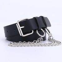 New Chain Belt Punk Style Fashion Trendy Decorative Jeans Hanging Chain Belt Wholesale Nihaojewelry sku image 3