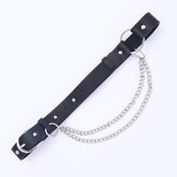 New Punk Style Belt Ladies Fashion Chain Decoration Trend With Jeans Belt Wholesale Nihaojewelry sku image 3