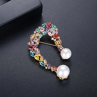 Fashion Korean New Color Female Zircon Brooch Wild Pin Accessories Wholesale Nihaojewelry main image 4