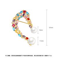 Fashion Korean New Color Female Zircon Brooch Wild Pin Accessories Wholesale Nihaojewelry main image 6
