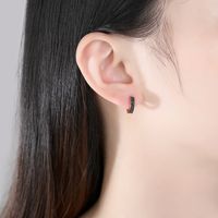 Fashion Simple And Small Double-row Copper Inlaid Zirconium Earrings Wholesale Nihaojewelry main image 5