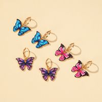 New Color Butterfly Earrings Dream Butterfly Earrings Hot Sale Earrings Wholesale Nihaojewelry main image 2