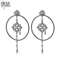 New Fashion Banquet Copper Inlaid Zirconium Earrings Wholesale Nihaojewelry main image 1