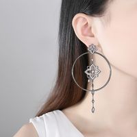 New Fashion Banquet Copper Inlaid Zirconium Earrings Wholesale Nihaojewelry main image 3