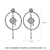 New Fashion Banquet Copper Inlaid Zirconium Earrings Wholesale Nihaojewelry main image 6