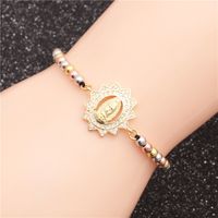 Nouvelle Tendance Nouvelle Couleur Mélangée Chaîne De Perles Style Brésilien Bracelet Tressé En Gros Nihaojewelry sku image 3