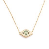 Micro-set Zircon Wild Waist Cylindrical Diamond Ladies Necklace Copper Wholesale Nihaojewelry sku image 4