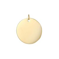 1 Piece Stainless Steel 14K Gold Plated Rose Gold Plated Round Solid Color main image 4