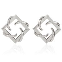 Geometric Metal Earrings Fashion Simple Earrings Wholesale Nihaojewelry sku image 1