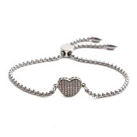 Fashion Jewelry Stainless Steel Color Bracelet Adjustable Love Bracelet Wholesale Nihaojewelry main image 1