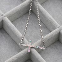 Fashion Jewelry Stainless Steel Color Bracelet Color Zirconium Cross Men's Bracelet Wholesale Nihaojewelry main image 4