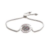 Fashion Jewelry Stainless Steel Chain Devil's Eye Ladies Adjustable Bracelet Wholesale Nihaojewelry main image 1