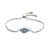 Fashion Jewelry Stainless Steel Chain Devil's Eye Ladies Adjustable Bracelet Wholesale Nihaojewelry main image 3