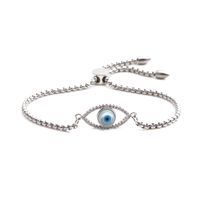 الأزياء والمجوهرات الفولاذ المقاوم للصدأ سلسلة الشيطان العين السيدات قابل للتعديل سوار الجملة Nihaojewelry main image 5