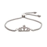Fashion Jewelry Stainless Steel Chain Crown Ladies Adjustable Bracelet Wholesale Nihaojewelry main image 4