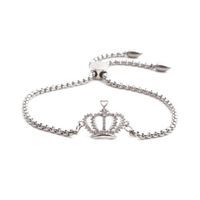 Fashion Jewelry Stainless Steel Chain Crown Ladies Adjustable Bracelet Wholesale Nihaojewelry main image 5